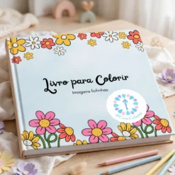 FREEBIE - Livro de colorir: Meu mundo fofinho